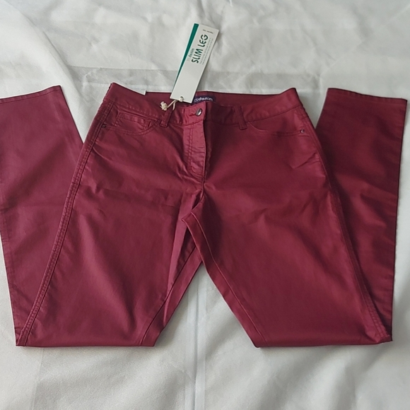 NWT Its denim coated slim leg jean -  size 8 tall - Picture 5 of 11